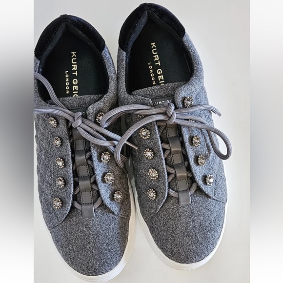 KURT GEIGER WOMEN'S LONDON LIVIAH COMFORT SHOES GREY EUR 40.5 US 9.5 NEW IN BOX - Picture 3 of 12